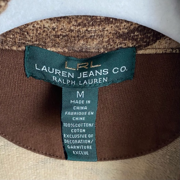 🛑 SOLD 🛑 RALPH LAUREN Women’s Southwestern Aztec Brown Sweater Jacket - Picture 4 of 12